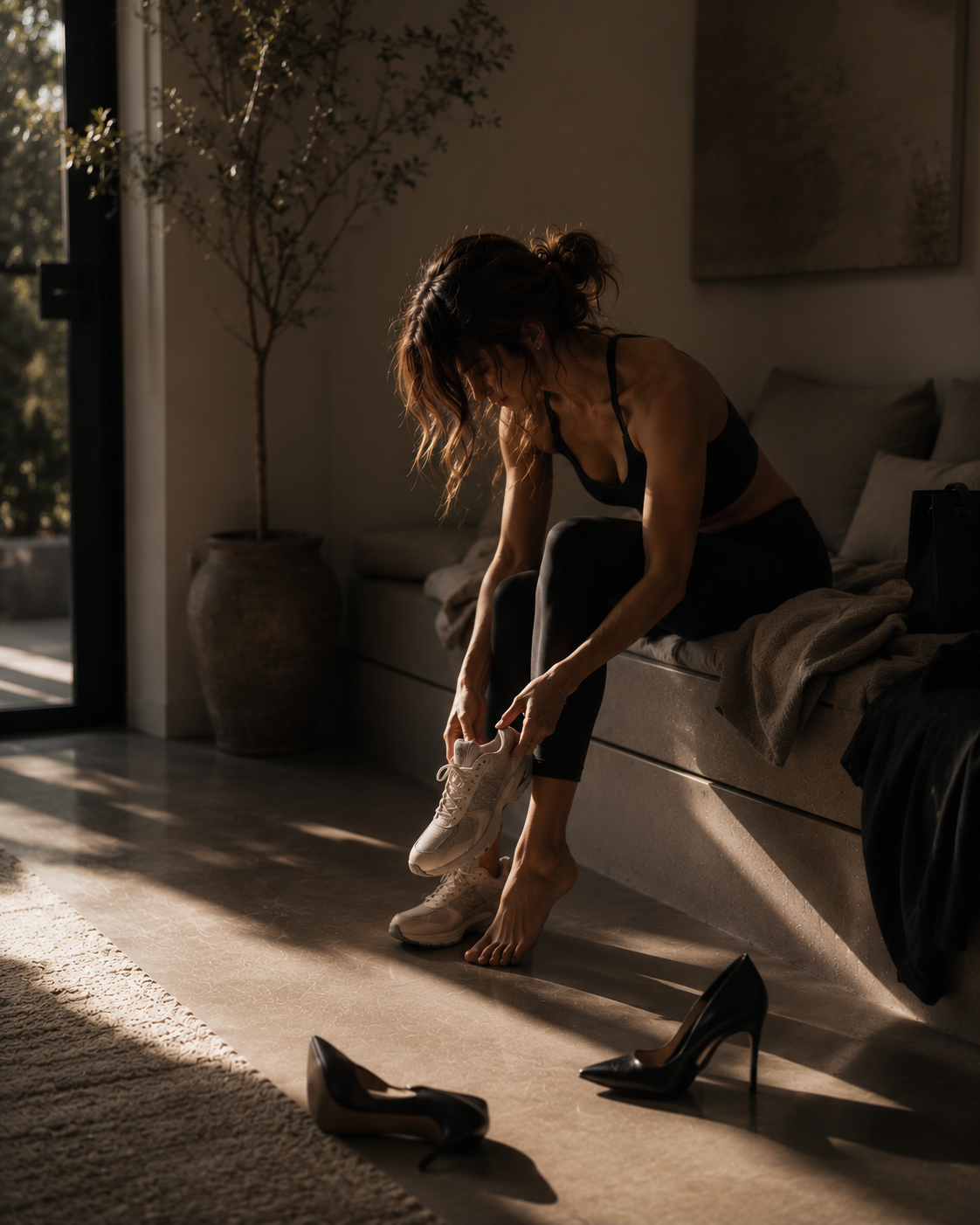 Changing your shoes