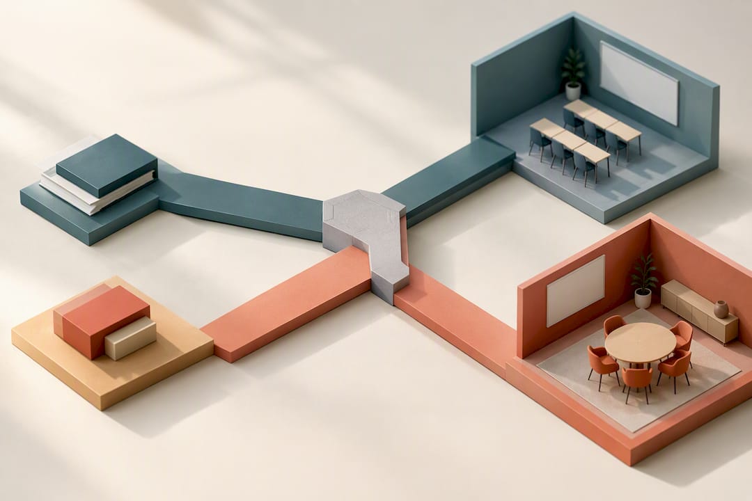 Illustration of matching needs to workshops